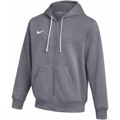 Bluza męska Nike Park 26 Fleece Full-Zip Hoodie. Szare bluzy męskie Nike, m, bez wzorów, z bawełny, bez kaptura, na fitness i siłownię. Za 192.99 zł.