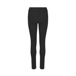 Legginsy sportowe dla kobiet Just Cool. Czarne legginsy damskie JUST COOL, bez wzorów, z materiału. Za 99.20 zł.