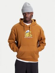Adidas Bluza Wabash JW0167 Brązowy Loose Fit. Brązowe bluzy męskie Adidas, l, bez wzorów, z bawełny, bez ramiączek, bez kaptura. Za 249.99 zł.
