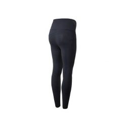Damskie legginsy jeździeckie z pełną przyczepnością Horze Ginny. Niebieskie legginsy damskie HORZE, bez wzorów, z materiału. Za 297.95 zł.