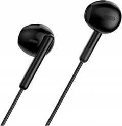 Słuchawki WiWU WiWU - Słuchawki stereo na kablu EB314 USB C (DAC) - czarne. Czarne słuchawki dokanałowe WiWU. Za 30.49 zł.