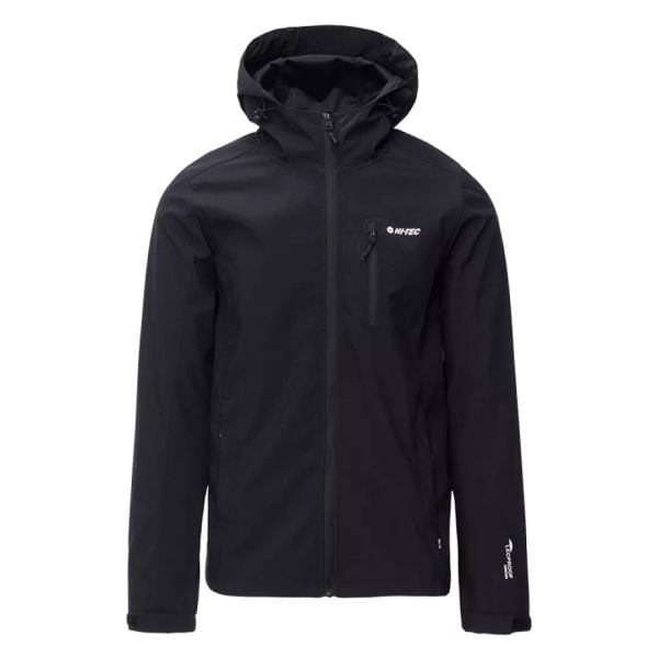 Kurtka męska Softshell Hi-Tec Avanir - czarna, Rozmiar M. Czarne kurtki sportowe męskie Hi-tec, l, bez wzorów, z elastanu, bez kaptura, na fitness i siłownię. Za 184.99 zł.