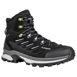 Buty trekkingowe męskie Lowa Randir Mid Gtx. Czarne trekkingi męskie Lowa, z materiału, za kostkę, bez zapięcia. Za 1,266.00 zł.