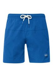 Szorty plażowe, Regular Fit, P-DARREL. Niebieskie szorty męskie Volcano, bez wzorów, z materiału, sportowe. Za 89.99 zł.