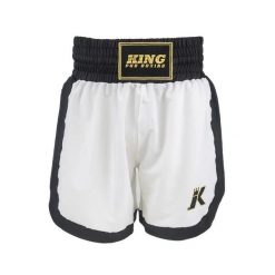 Szorty bokserskie King Pro Boxing Apex pro 2. Białe szorty damskie KING PRO BOXING, bez wzorów, sportowe. Za 350.50 zł.