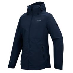 Damska wodoodporna kurtka z kapturem Hamara IV. Niebieskie kurtki sportowe damskie Regatta, m, bez wzorów, z materiału, bez ramiączek, z kapturem, trekkingowe. Za 279.99 zł.
