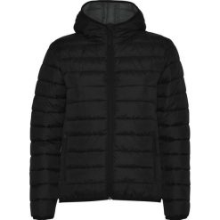 Damska Kurtka Ocieplana Norway. Czarne kurtki sportowe damskie ROLY, xl, bez wzorów, z materiału, bez ramiączek, z kapturem, trekkingowe. Za 164.99 zł.
