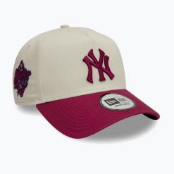Czapka z daszkiem New Era WS Patch Eframe New York Yankees. Brązowe czapki damskie New Era, na zimę, bez wzorów. Za 159.99 zł.