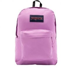 Plecak szkolny Jansport SuperBreak Plus Purple Orchid. Fioletowe plecaki męskie Jansport, bez wzorów. Za 179.99 zł.