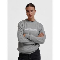 Bluza Hummel Elemental. Szare bluzy męskie Hummel, bez wzorów, sportowe, bez ramiączek, bez kaptura. Za 148.50 zł.