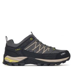 Trekkingi CMP. Szare buty zimowe męskie CMP, bez wzorów, bez obcasa, bez zapięcia. Za 479.99 zł.