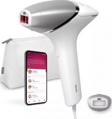 Philips Lumea IPL 8000 Series Hair Removal Device with SenseIQ | BRI940/00 | Bulb lifetime (flashes) 450.000 | Number of power levels 5 | White/Silver. Depilatory Philips. Za 999.00 zł.