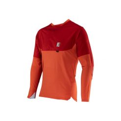Koszulka rowerowa LEATT Jersey MTB AllMtn 4.0. Czerwone bluzy męskie LEATT, bez wzorów, z jersey, sportowe, bez ramiączek, bez kaptura. Za 402.99 zł.