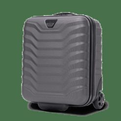 Walizka kabinowa mini Wings PEAWFOWL 16" DARK GREY. Szare walizki damskie Wings, bez wzorów, z gumy, małe. Za 139.90 zł.