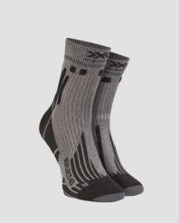 Skarpety X-Socks Run Speed Reflect 4.0. Szare skarpety męskie X-Socks, bez wzorów, z materiału. Za 60.00 zł.