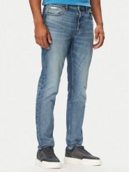 Calvin Klein Jeans Jeansy LV04RF742G Niebieski Tapered Fit. Niebieskie jeansy męskie Calvin Klein Jeans, z bawełny. Za 489.99 zł.