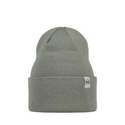 Czapka BUFF KNITTED BEANIE LILON. Zielone czapki damskie Buff, bez wzorów, z materiału, eleganckie. Za 94.99 zł.