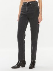 Calvin Klein Jeans Jeansy Authentic J20J222442 Czarny Slim Fit. Czarne jeansy damskie Calvin Klein Jeans, bez wzorów, z bawełny. Za 249.99 zł.