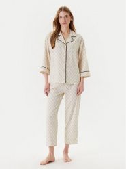 United Colors Of Benetton Piżama 4T3U3P00R Écru Relaxed Fit. Piżamy damskie United Colors Of Benetton, bez wzorów, z wiskozy, bez ramiączek. Za 279.99 zł.