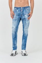 DSQUARED2 Błękitne jeansy Cool Guy Jean. Niebieskie jeansy męskie Dsquared2, z jeansu. W wyprzedaży za 2,249.99 zł.