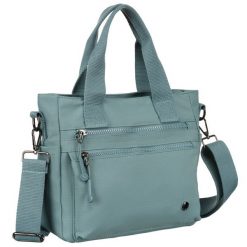 Shopperka damska Peterson PTN CSM-07 niebieska. Niebieskie shopperki damskie Peterson, bez wzorów, bez dodatków. Za 89.99 zł.