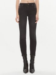 Pinko Jeansy Sabrina 100169 A102 Czarny Skinny Fit. Czarne jeansy damskie Pinko, bez wzorów, z bawełny. Za 569.99 zł.