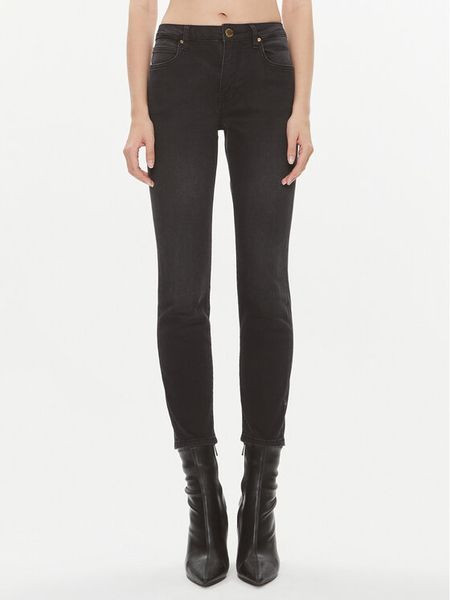 Pinko Jeansy Sabrina 100169 A102 Czarny Skinny Fit. Czarne jeansy damskie Pinko, bez wzorów, z bawełny. Za 429.99 zł.