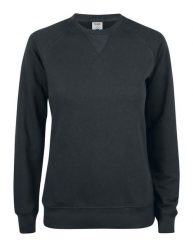 Clique Premium OC Roundneck Women — damska bluza z bawełny organicznej – black. Czarne bluzy damskie CLIQUE, l, bez wzorów, z bawełny, bez ramiączek, bez kaptura. Za 233.14 zł.