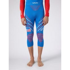 Natyon 3.0 USA 3/4 Thermal Pants. Niebieskie bielizna sportowa damska UYN, xl, bez wzorów. W wyprzedaży za 519.00 zł.