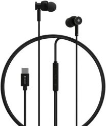 Devia słuchawki przewodowe Smart M1 Digital Metal USB-C dokanałowe czarne. Czarne słuchawki dokanałowe Devia. Za 19.42 zł.