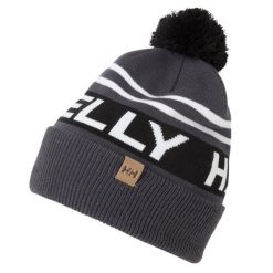 Czapka zimowa z pomponem Helly Hansen Ridgeline Beanie. Czarne czapki męskie Helly Hansen, na zimę, bez wzorów. Za 241.50 zł.