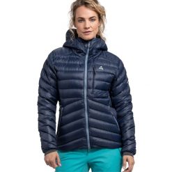 Kurtka puchowa damska Schöffel Tschierval. Niebieskie kurtki sportowe damskie Schöffel, na zimę, bez wzorów, z puchu, bez ramiączek, bez kaptura, narciarskie. Za 1,499.99 zł.