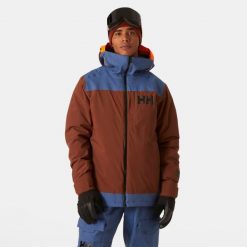 Kurtka narciarska Helly Hansen Powdreamer 2.0. Brązowe kurtki sportowe męskie Helly Hansen, na zimę, m, bez wzorów, bez kaptura, narciarskie. Za 1,344.50 zł.