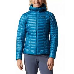Kurtka puchowa damska Mountain Hardwear Ghost Whisperer/2 Hoody. Żółte kurtki sportowe damskie MOUNTAIN HARDWEAR, s, bez wzorów, z puchu, bez ramiączek, bez kaptura, trekkingowe. Za 1,599.00 zł.