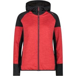 Kurtka damska z odpinanym kapturem CMP. Czerwone kurtki sportowe damskie CMP, xs, bez wzorów, bez ramiączek, trekkingowe. Za 356.00 zł.