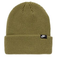 Czapka zimowa Nike Terra Futura Beanie Groen. Brązowe czapki damskie Nike, na zimę, bez wzorów, sportowe. W wyprzedaży za 99.00 zł.