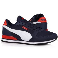 Buty damskie sportowe do chodzenia PUMA ST RUNNER V3 MESH. Białe obuwie sportowe damskie Puma, bez wzorów, z materiału, bez zapięcia, trekkingowe. W wyprzedaży za 159.00 zł.