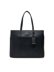 Calvin Klein Torebka Ck Must Medium Shopper W/Pocket K60K613019 Czarny. Czarne torebki do ręki damskie Calvin Klein, bez wzorów, ze skóry, bez dodatków. Za 349.99 zł.