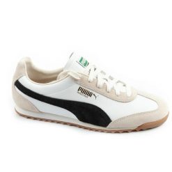 Buty sportowe unisex Puma Arizona Retro skórzane. Białe obuwie trekkingowe damskie Puma, z gumy, bez zapięcia. Za 388.05 zł.
