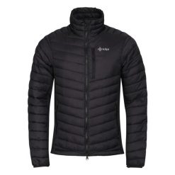 Kurtka puchowa Kilpi Actis. Czarne kurtki sportowe męskie Kilpi, na jesień, m, bez wzorów, z materiału, bez kaptura, trekkingowe. Za 385.00 zł.