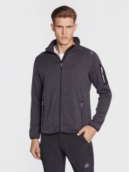 CMP Polar 3H60747N Szary Regular Fit. Szare bluzy sportowe męskie CMP, m, bez wzorów, z polaru, bez kaptura. Za 179.99 zł.