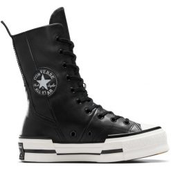 Tenisówki Converse Chuck 70 Plus Xhi Leather. Czarne trampki i tenisówki damskie Converse, bez wzorów, bez zapięcia. Za 790.00 zł.