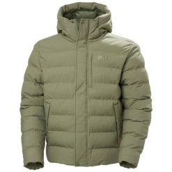 Kurtka z kapturem Helly Hansen Alby Puffy. Zielone kurtki męskie Helly Hansen, m, bez wzorów, z puchu, klasyczne, z kapturem. W wyprzedaży za 1,030.10 zł.