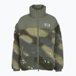 Kurtka damska EA7 Train Contemporary Sport Medium Padded. Zielone kurtki sportowe damskie EA7 Emporio Armani, l, bez wzorów, z syntetyku, bez ramiączek, bez kaptura, na fitness i siłownię. Za 849.99 zł.