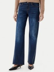 Guess Jeansy W5YA1D D0213 Granatowy Regular Fit. Niebieskie jeansy damskie Guess, z aplikacjami, z bawełny. Za 719.99 zł.