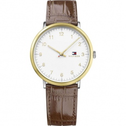 Tommy Hilfiger - Zegarek 1791340. Białe zegarki męskie Tommy Hilfiger, bez wzorów, z materiału, szklane. W wyprzedaży za 399.90 zł.