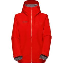Kurtka z membraną damska Mammut Crater Light HS Hooded Jacket. Czerwone kurtki sportowe damskie Mammut, m, bez wzorów, bez ramiączek, bez kaptura, trekkingowe. Za 1,637.99 zł.
