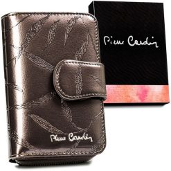 Portfel damski Pierre Cardin 02 LEAF 115 POPIEL. Portfele damskie Pierre Cardin, z lakierowanej skóry. Za 149.99 zł.