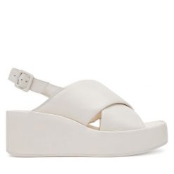 Sandały HÖGL. Sandały damskie HÖGL, bez wzorów, bez obcasa, na koturnie, bez zapięcia. Za 559.99 zł.