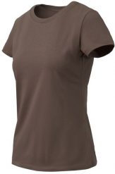 Helikon-Tex T-shirt damski Slim Organic - Earth Brown. Brązowe t-shirty damskie HELIKON-TEX, bez wzorów, bez kołnierzyka, bez ramiączek. Za 92.25 zł.